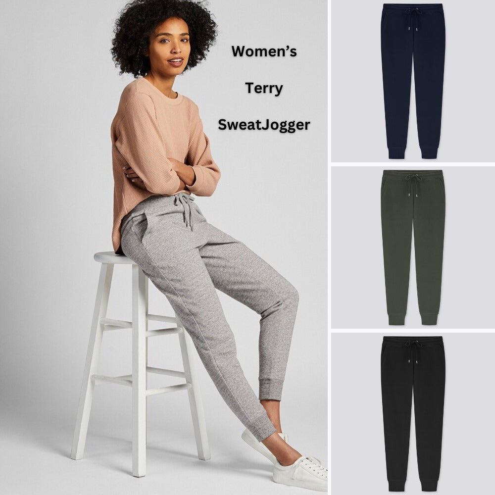 Celana Panjang Jogger Wanita Stretch Terry (UNQ357 TERRY SWEAT JOG)