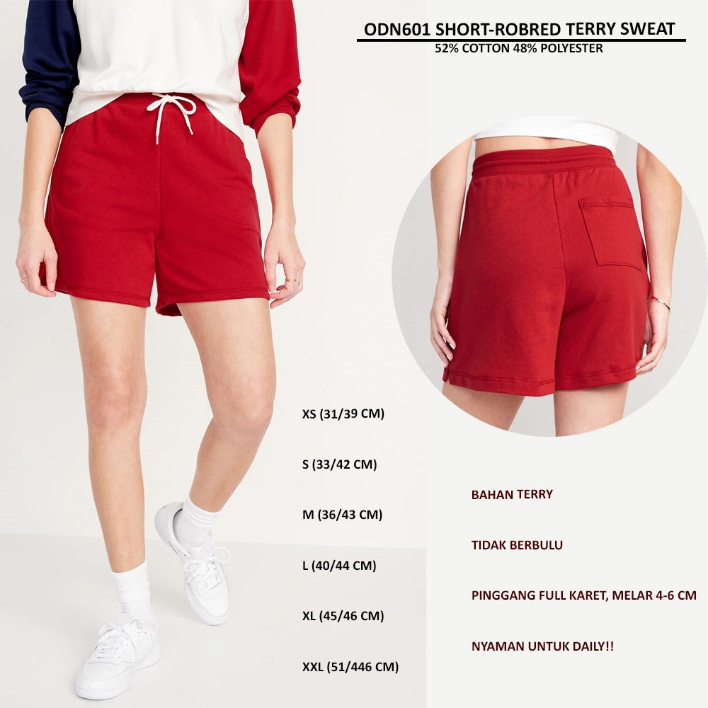 Celana Pendek Wanita Terry (ODN601 SHORT TERRY SWEAT)