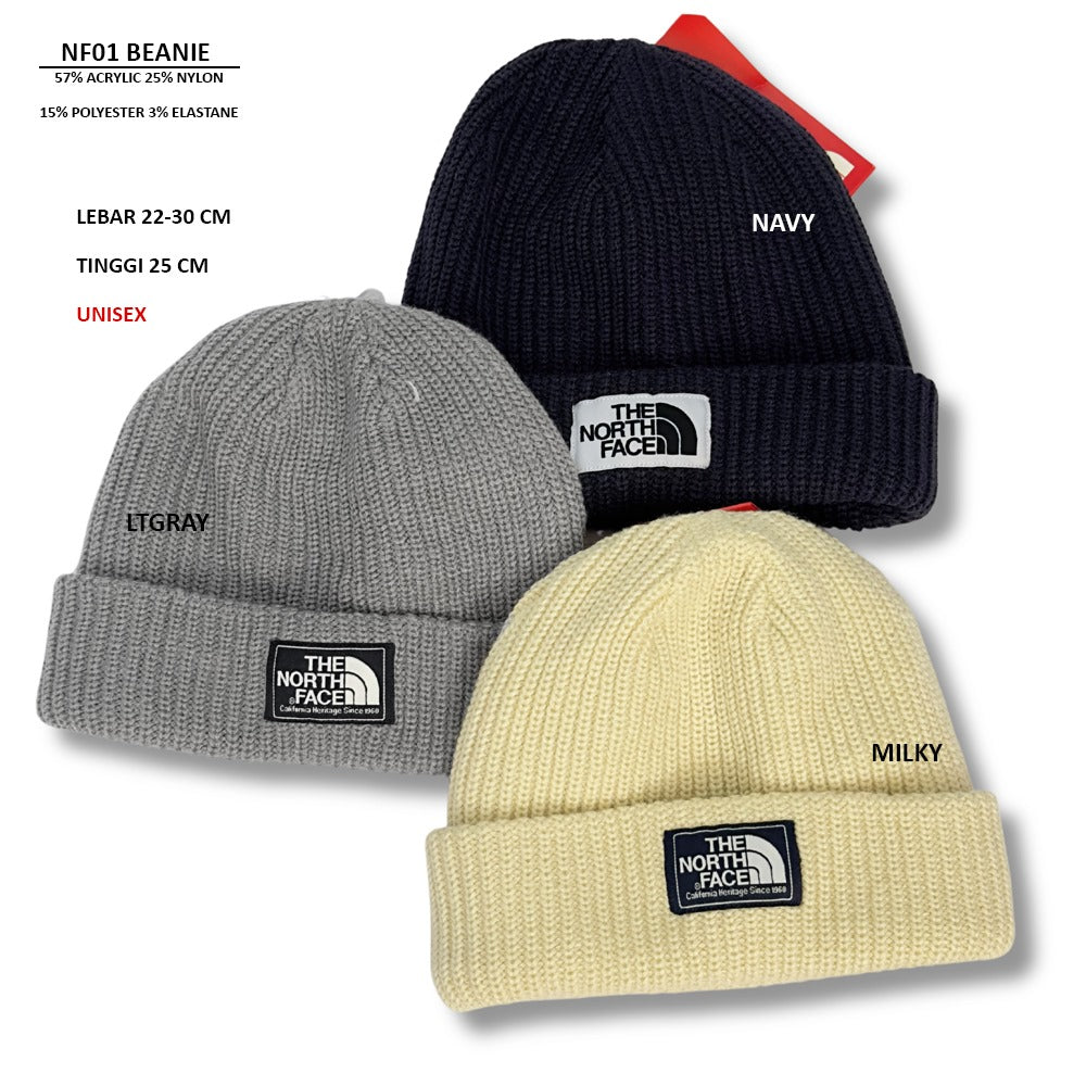 Topi Kupluk Rajut Unisex (NF01 BEANIE)