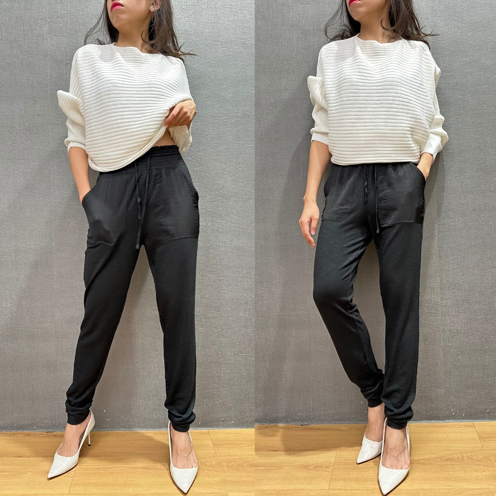 Celana Panjang Jogger Wanita (EXP75 REALX-BLACK LIGHT JOGGER)