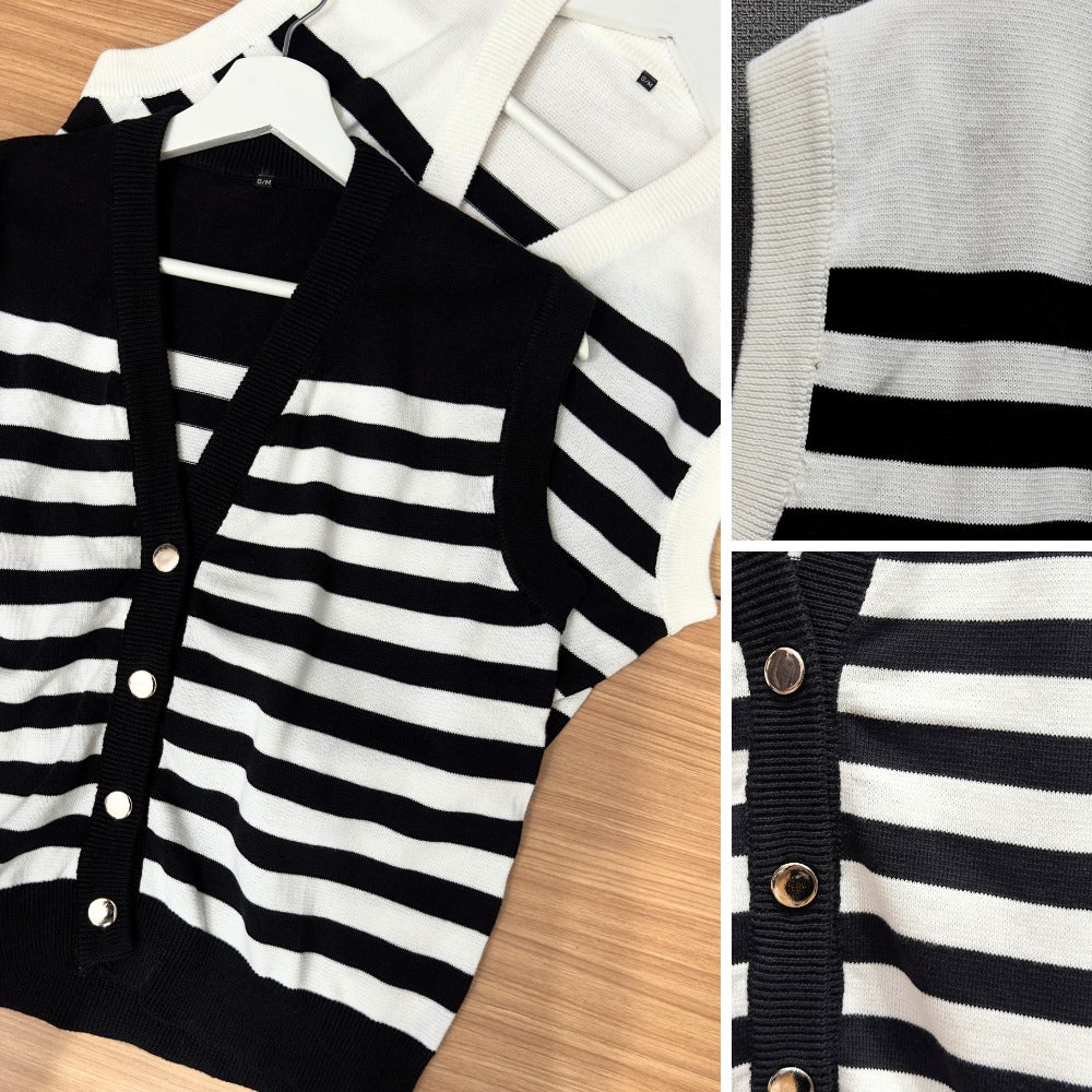 Atasan Rompi Wanita Soft Knitted (JPN47 KNIT VEST)