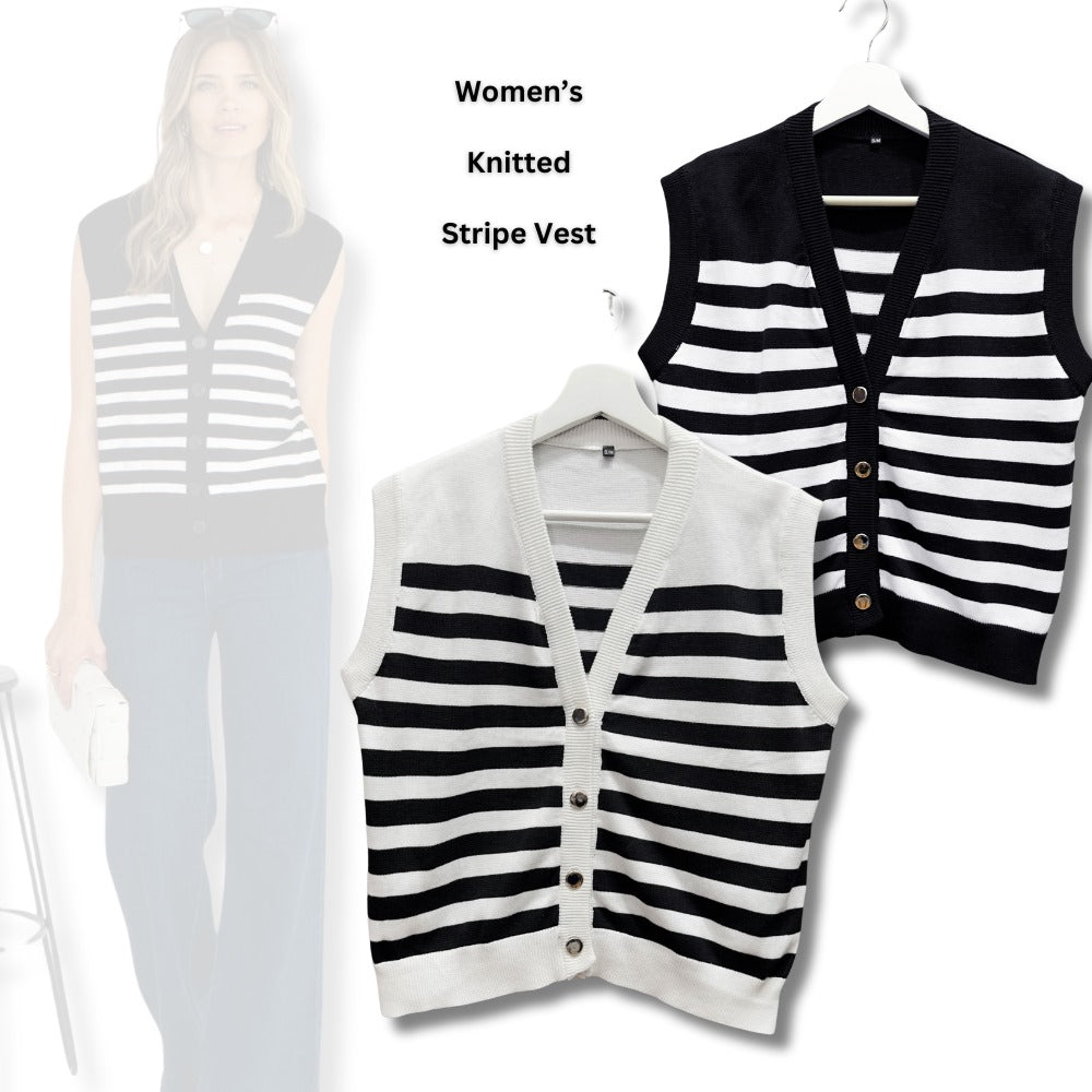 Atasan Rompi Wanita Soft Knitted (JPN47 KNIT VEST)