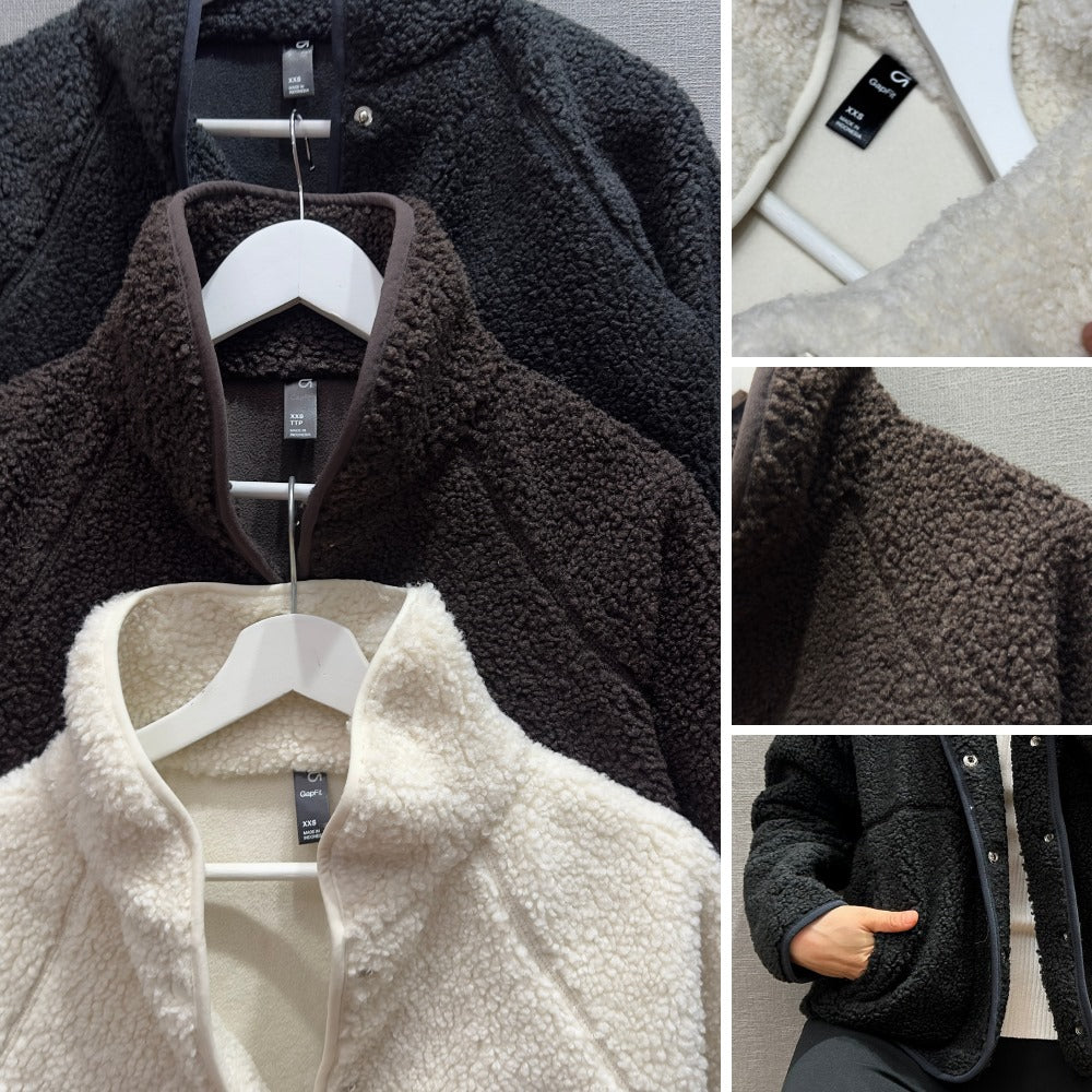 Jacket Wanita Musim Dingin Lengan Panjang (GPJ389 FURTHERMAL SHERPA)