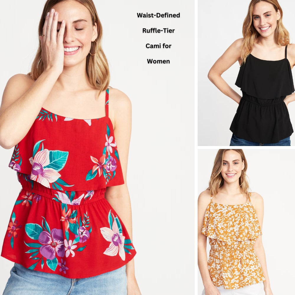 Atasan Tanktop Wanita Bahan Rayon (ODN612 TIER CAMI)