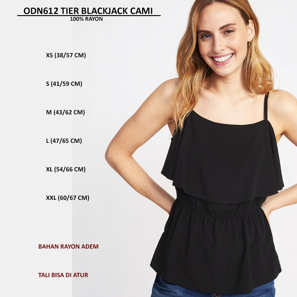 Atasan Tanktop Wanita Bahan Rayon (ODN612 TIER CAMI)