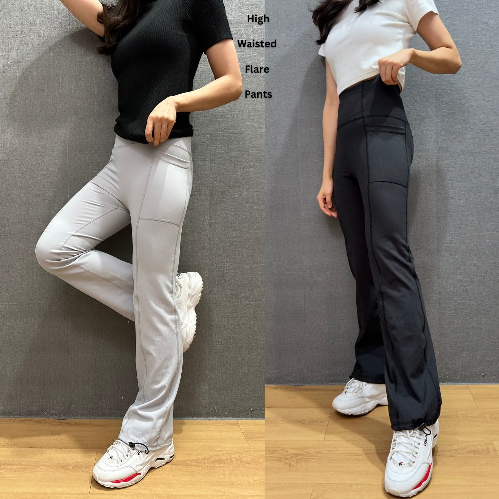 Celana Panjang Wanita Flare Highrise (DGR25 SOFTLUX FLARED PANTS)