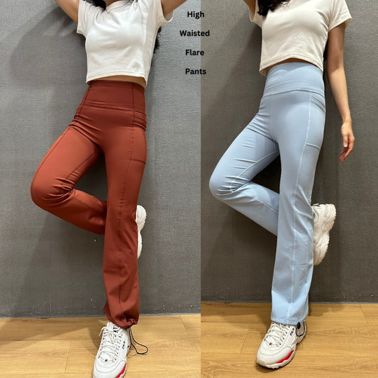 Celana Panjang Wanita Flare Highrise (DGR25 SOFTLUX FLARED PANTS)