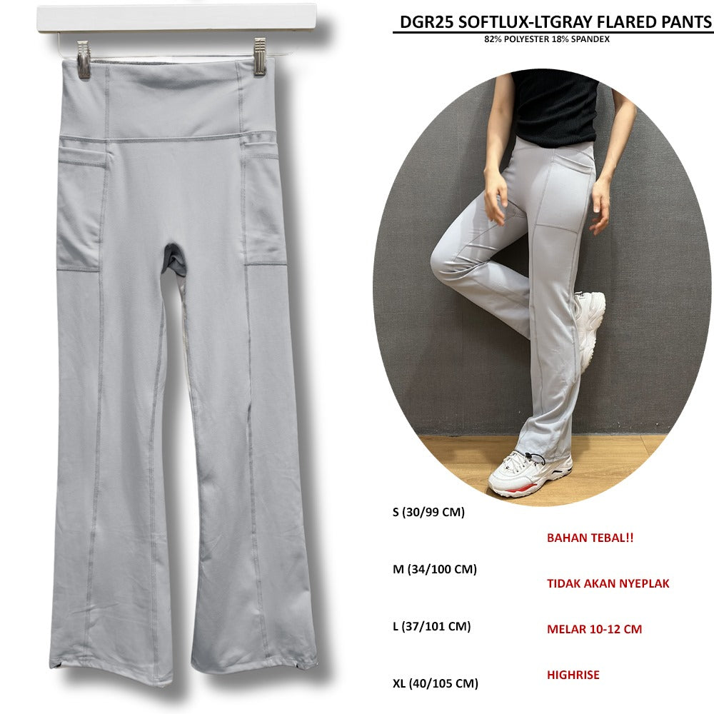 Celana Panjang Wanita Flare Highrise (DGR25 SOFTLUX FLARED PANTS)