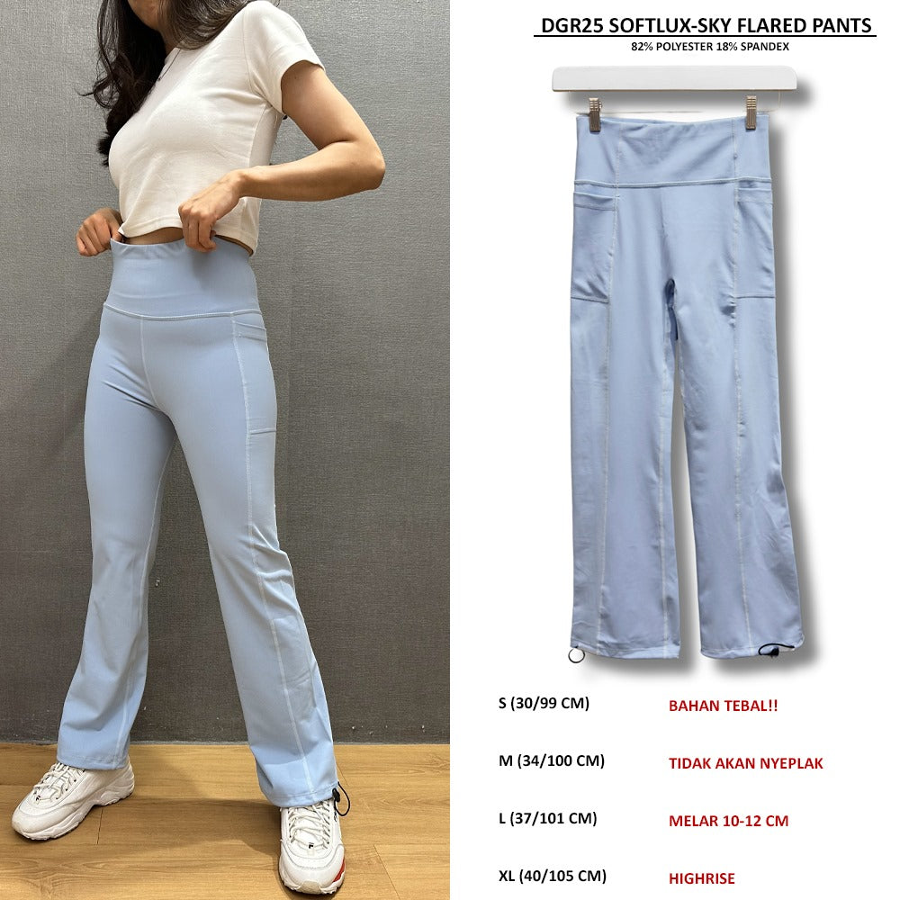 Celana Panjang Wanita Flare Highrise (DGR25 SOFTLUX FLARED PANTS)