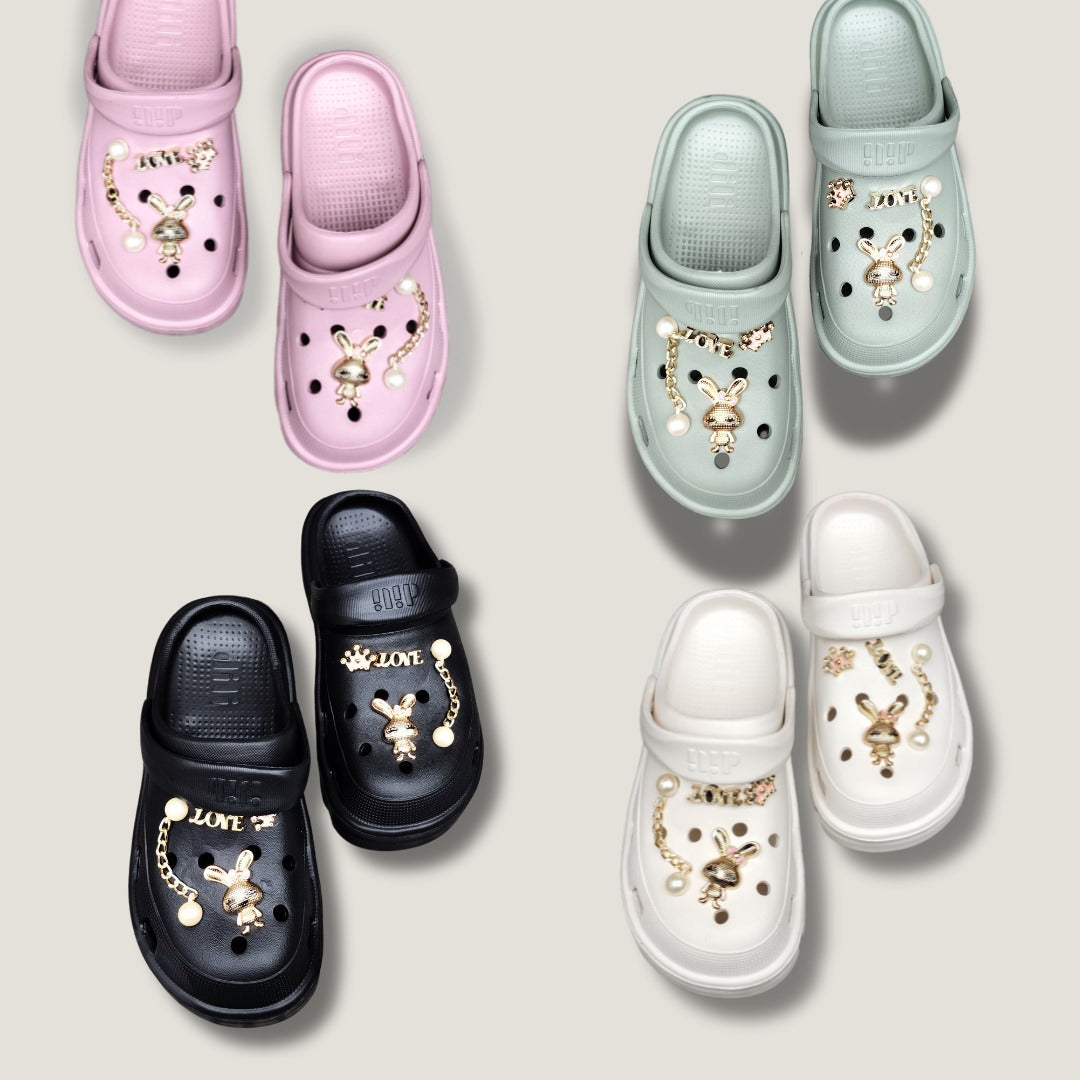 Sendal Crocs Wanita (IMP02 BUNNY CLOG)