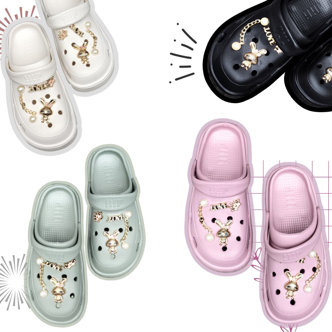 Sendal Crocs Wanita (IMP02 BUNNY CLOG)