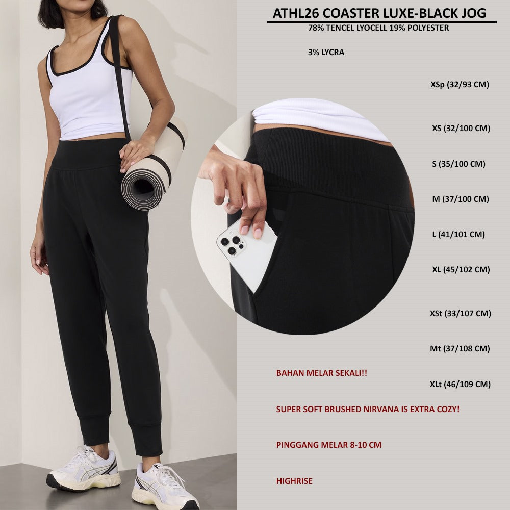 Celana Panjang Jogger Wanita (ATHL26 COASTER LUXE JOG)