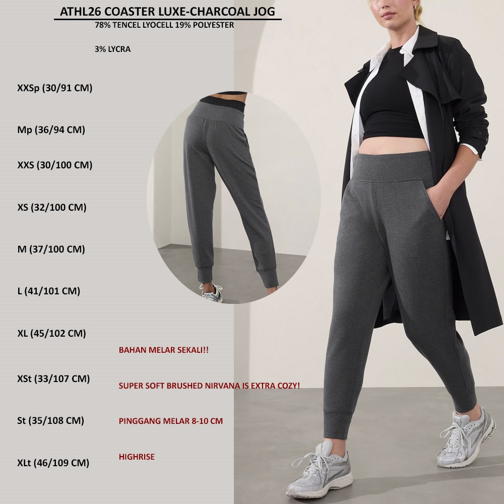 Celana Panjang Jogger Wanita (ATHL26 COASTER LUXE JOG)