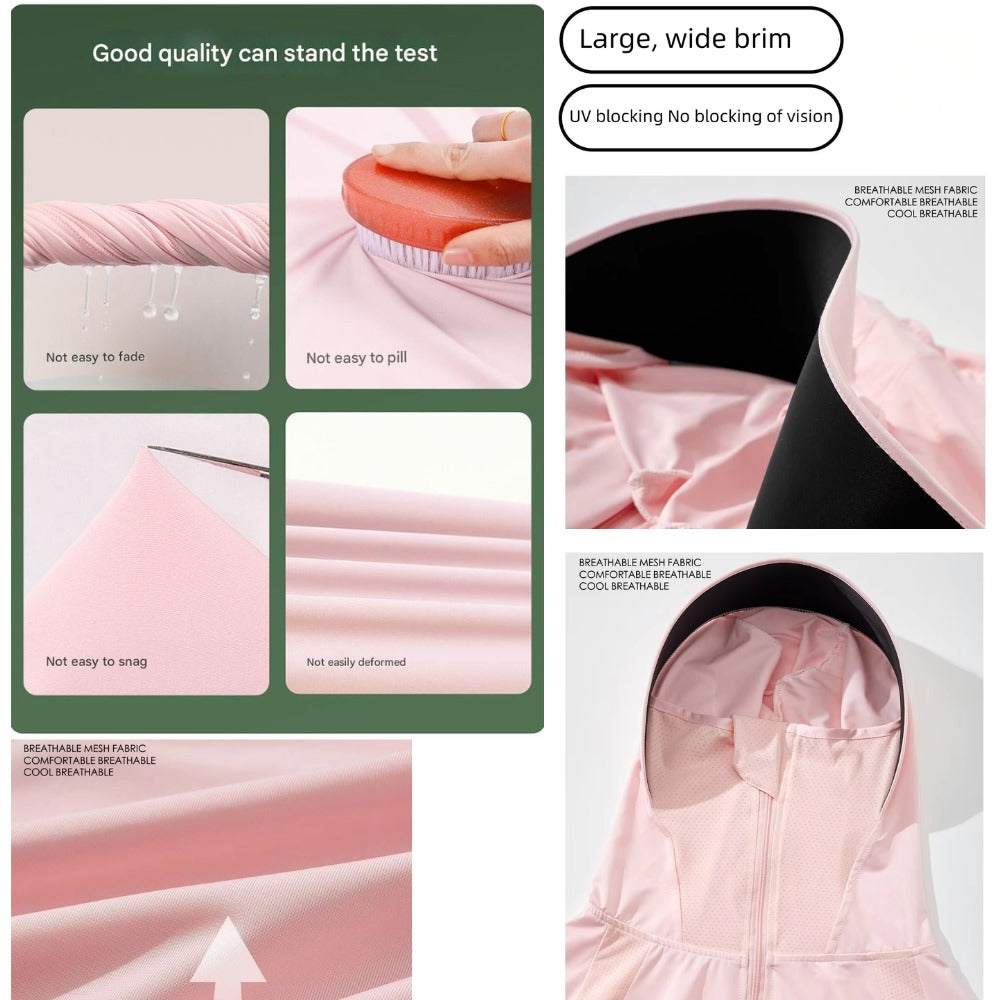 Jacket UV Wanita Lengan Panjang Waterrepellent (J06 VINYL UV JACKET)