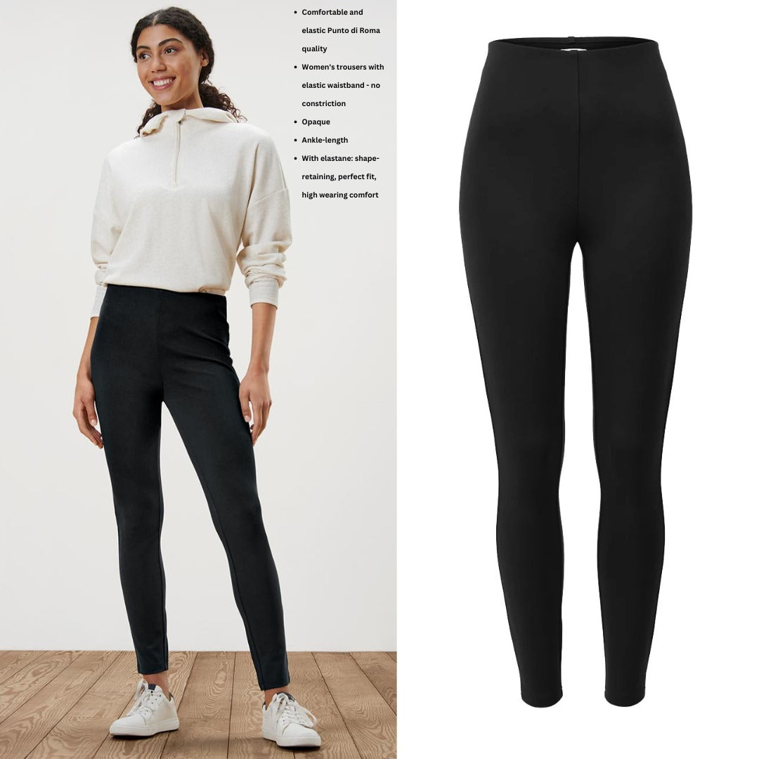 Celana Panjang Wanita Legging Stretch (TCH01 ESS-BLACK JERSEY LEG)