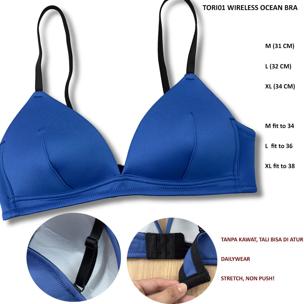 Pakaian Dalam Wanita Stretch Non Push (TORI01WIRELESS BRA)