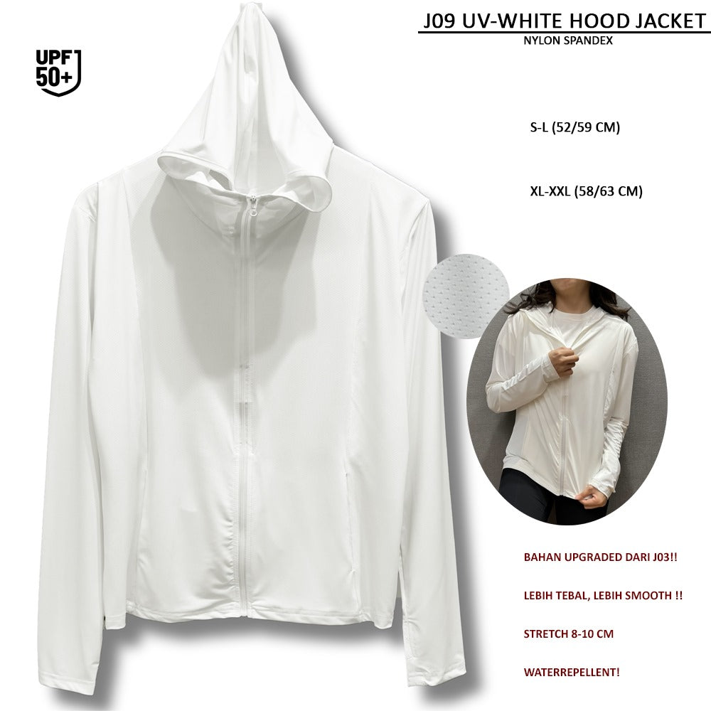 Jacket Wanita Lengan Panjang Stretch Waterepellent (J09 UV HOOD JACKET)