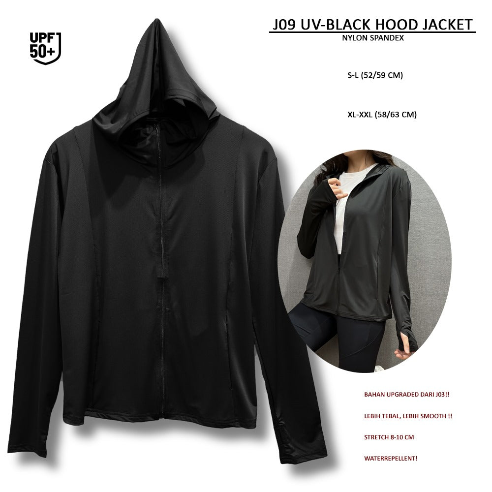 Jacket Wanita Lengan Panjang Stretch Waterepellent (J09 UV HOOD JACKET)