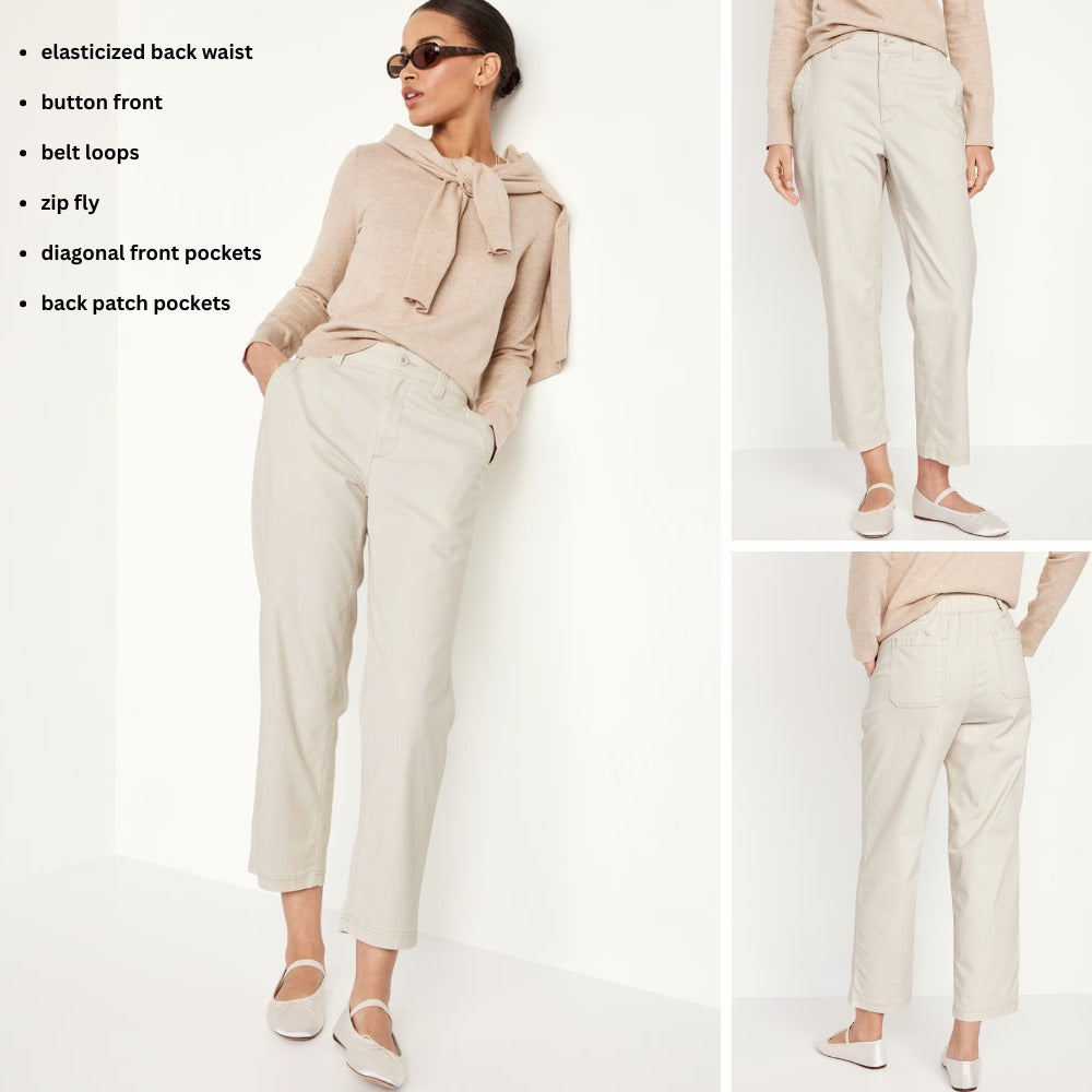 Celana Panjang Chino Wanita Highwaist (ODN635 OCG CHINO PANTS)