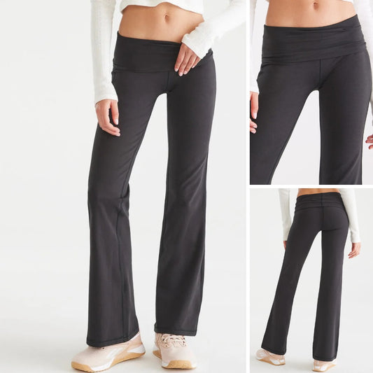 Celana Panjang Wanita Bootcut (AERP108 FLARE FOLDOVER PANT)