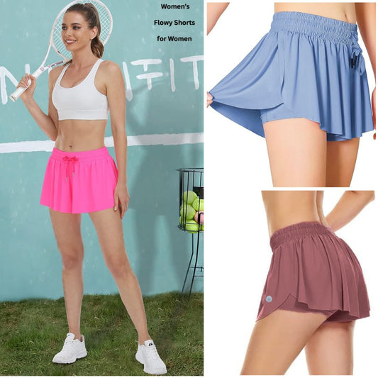Celana Pendek Wanita Stretch (HRM01 FLOWY ATHLETIC SHORT)