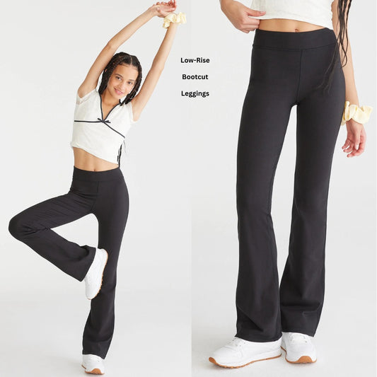 Celana Panjang Wanita Soft Smooth (AERP109 LOWRISE BOOTCUT BLACK)
