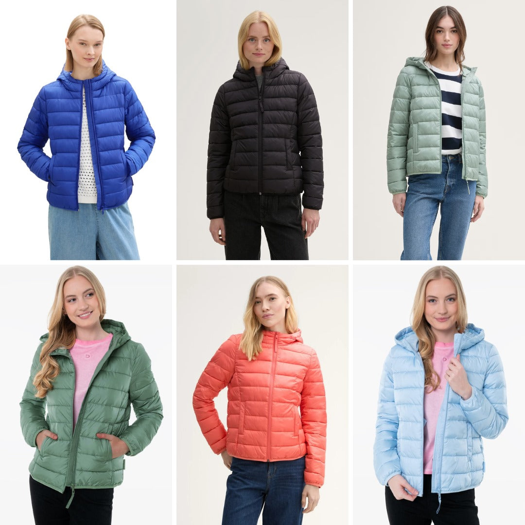 Jacket Wanita Windproof Lightweight (TTL34 PUFFER HOODIE)