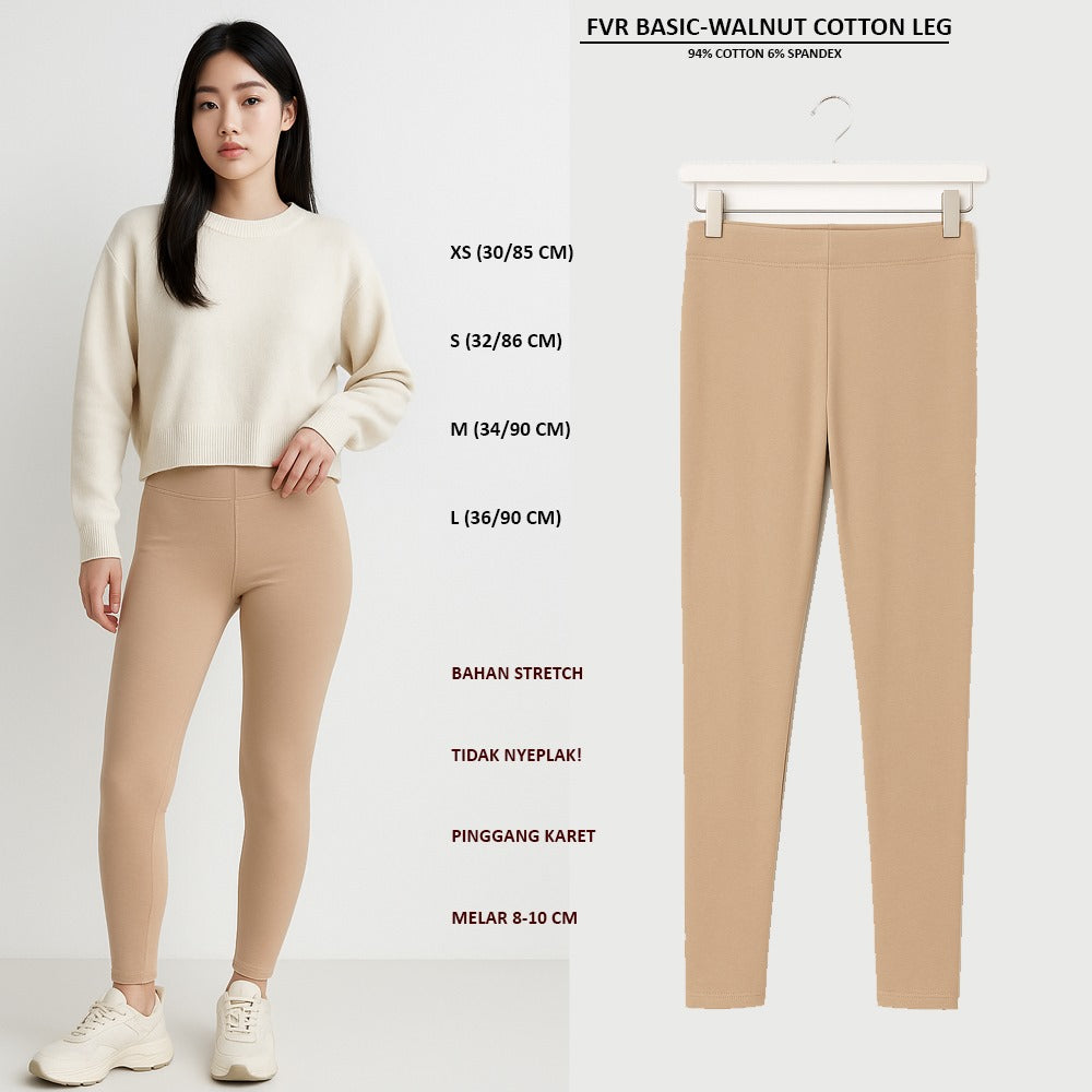 Celana Panjang Legging Wanita Basic (FVR BASIC LEGGING)