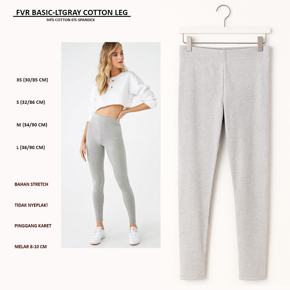 Celana Panjang Legging Wanita Basic (FVR BASIC LEGGING)