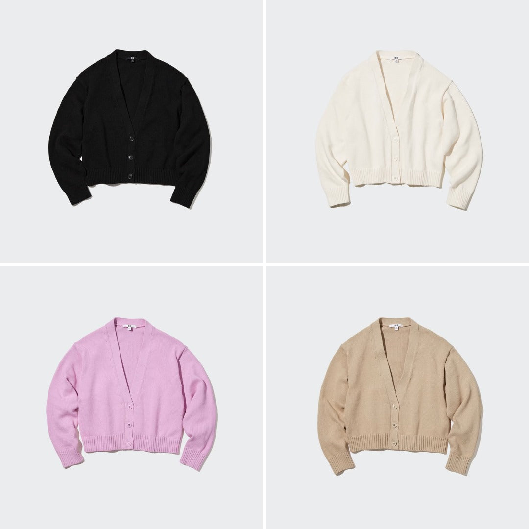 Cardigan Wanita Lengan Panjang (UNQ455 MIDGAUGE CARDI)