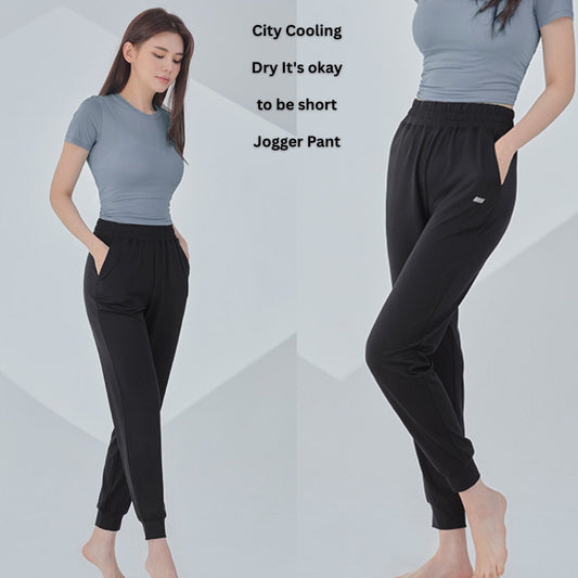 Celana Panjang Jogger Wanita (STL102 COOLING DRY-BLACK JOGGER)