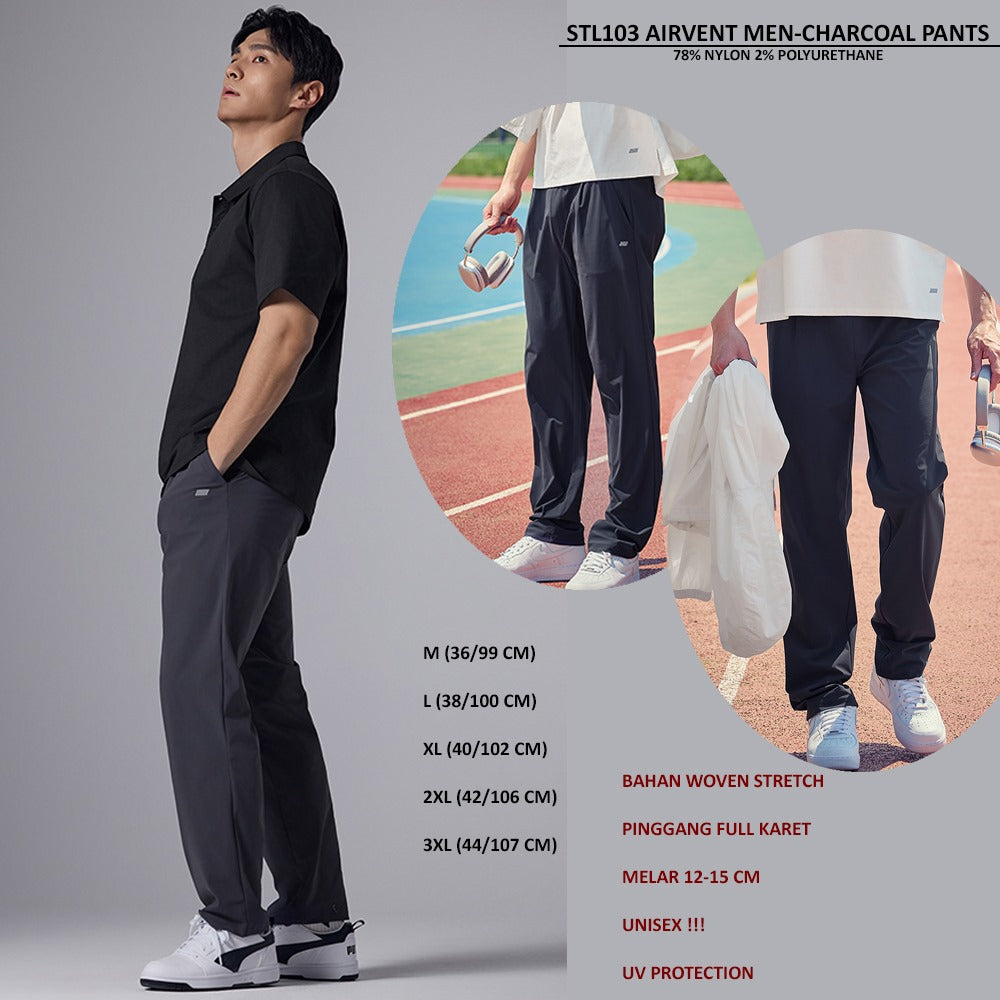 Celana Panjang Pria Woven Stretch (STL103 AIRVENT MEN PANTS)