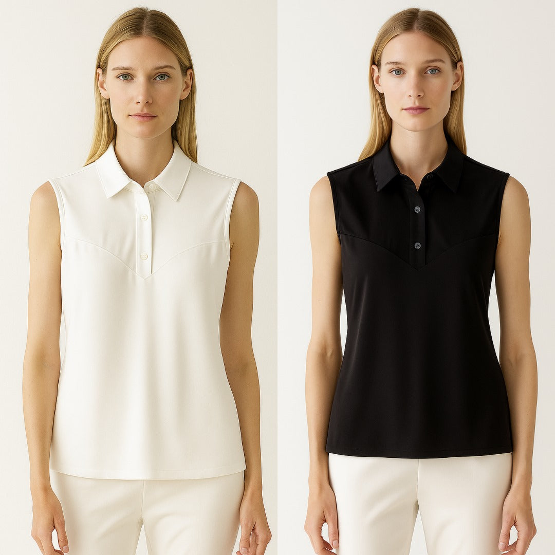 Atasan Tanktop Polo Wanita Soft Cotton (FOX05 RICKI LAYER TANK)