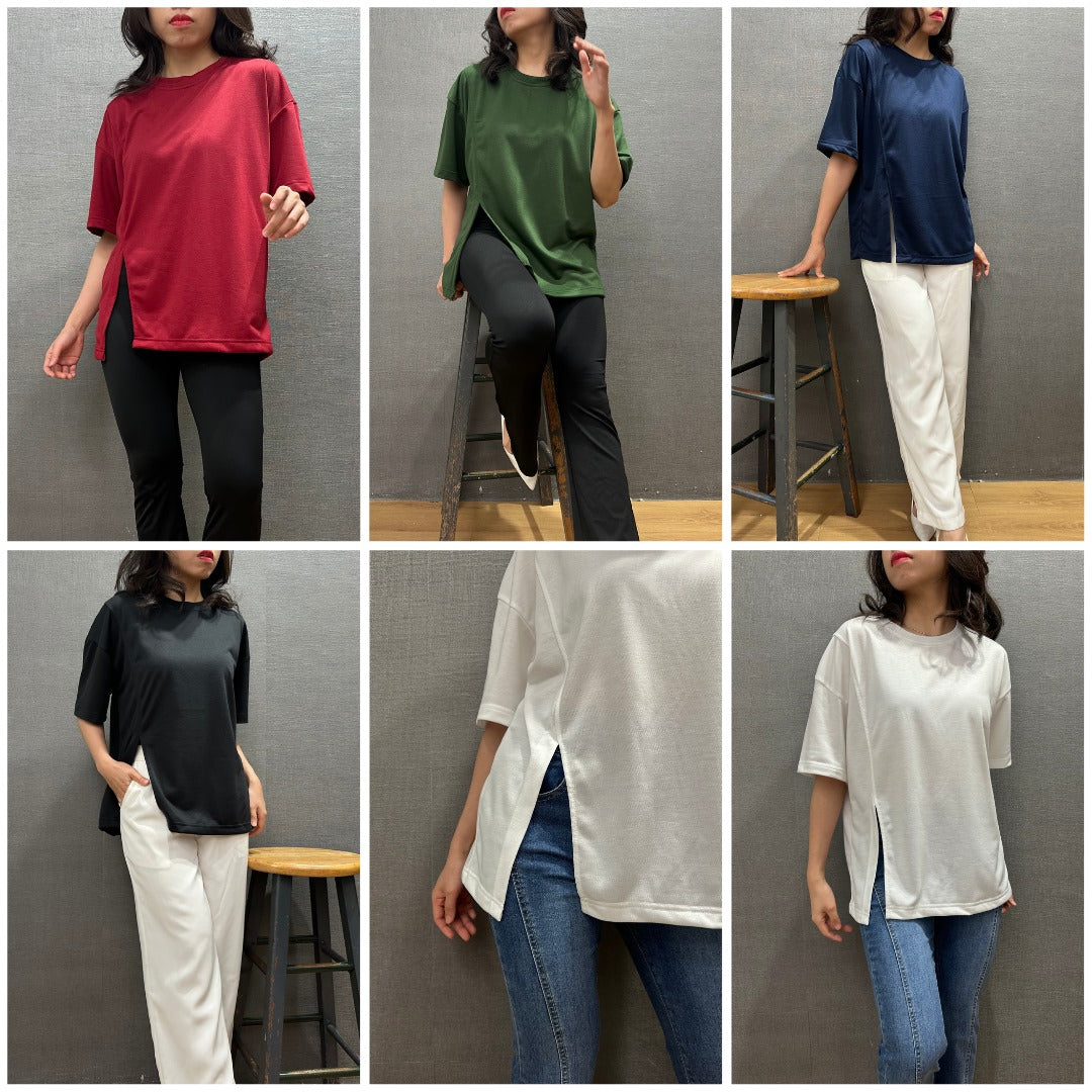 Atasan Kaos Wanita Lengan Pendek (IMP38 VENUS PIQUE TOP)