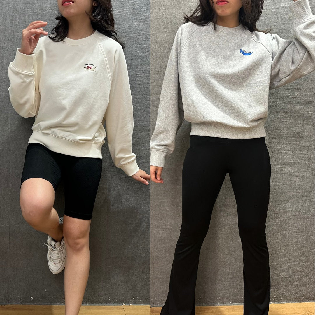 Sweater Wanita Lengan Panjang Soft Terry (TTN15 SWEATSHIRT)