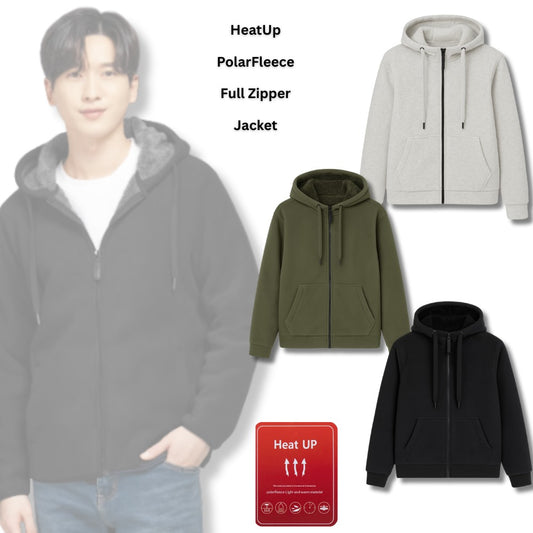 Jacket Pria Soft Fleece UV Block (TTN16 FLEECE HEATUP JACKET)