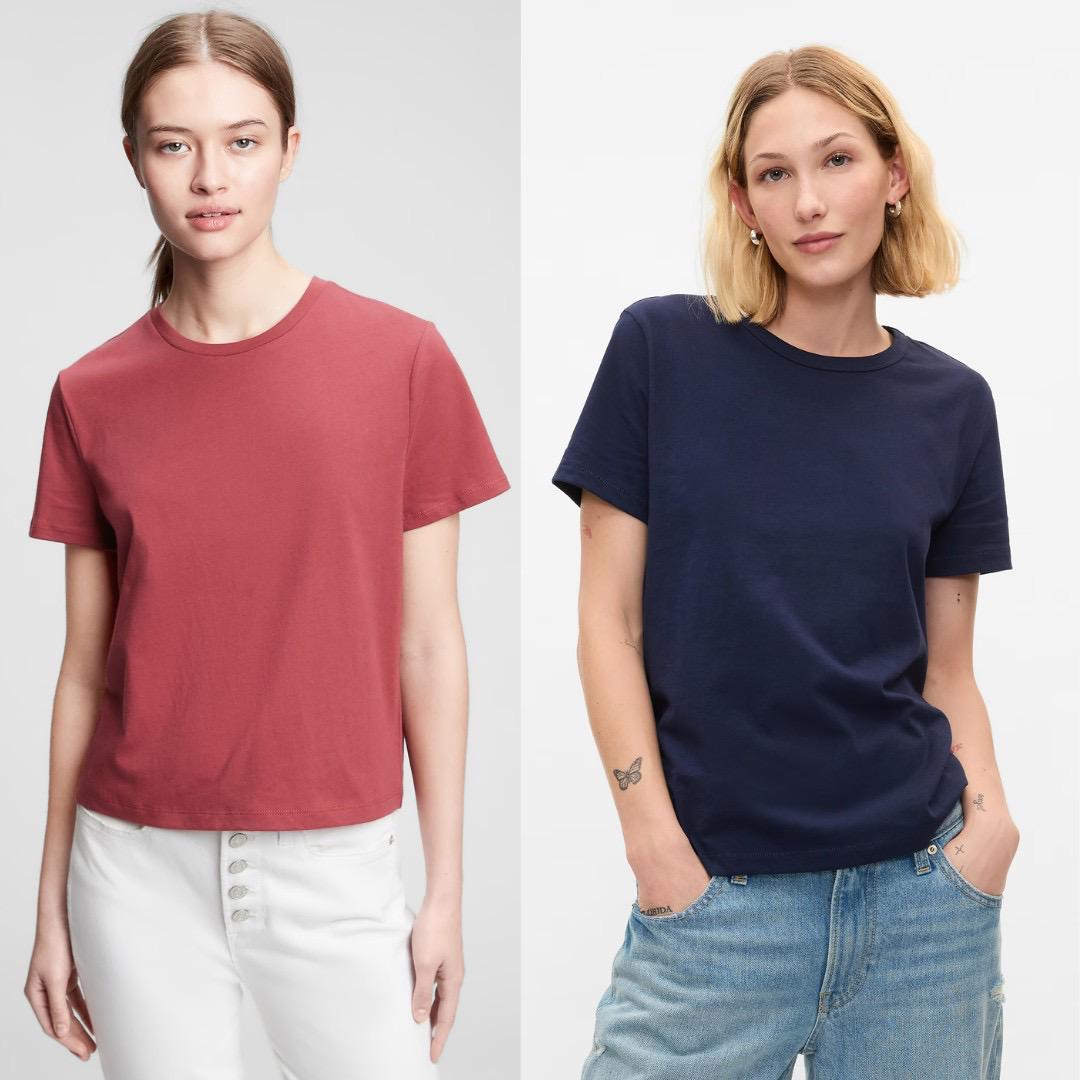 Kaos Wanita Lengan Pendek Soft Cotton (GPT404 ORGANIC TEE)
