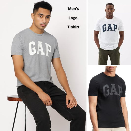 Kaos Pria Lengan Pendek Stretch Soft Cotton (GPT405 LOGO SHIRT)