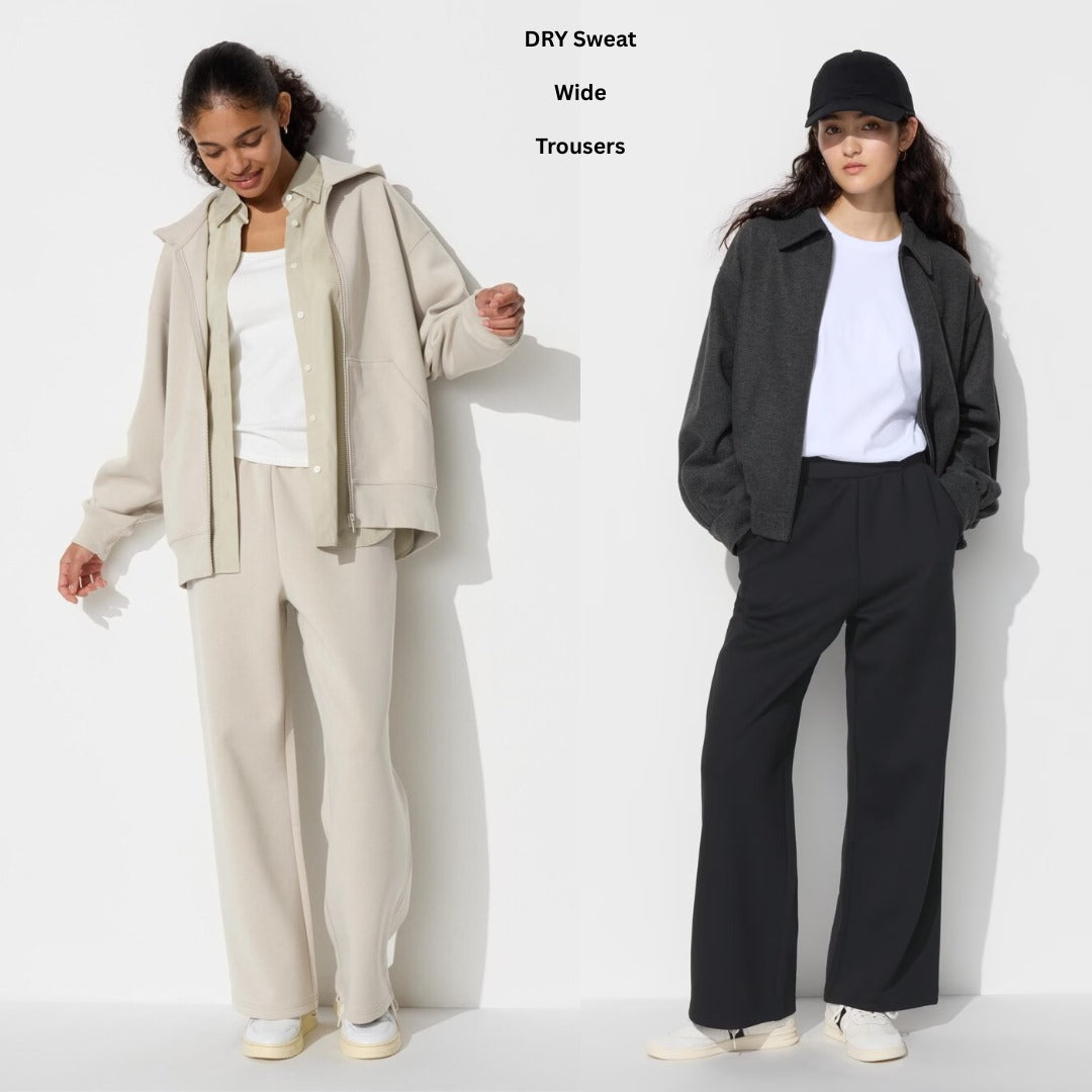 Celana Panjang Wanita Smooth Scuba (UNQ459 DRY WIDE PANTS)