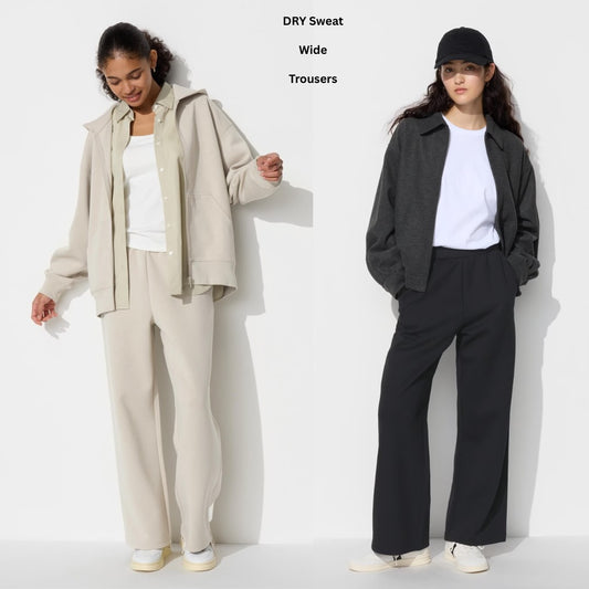 Celana Panjang Wanita Smooth Scuba (UNQ459 DRY WIDE PANTS)