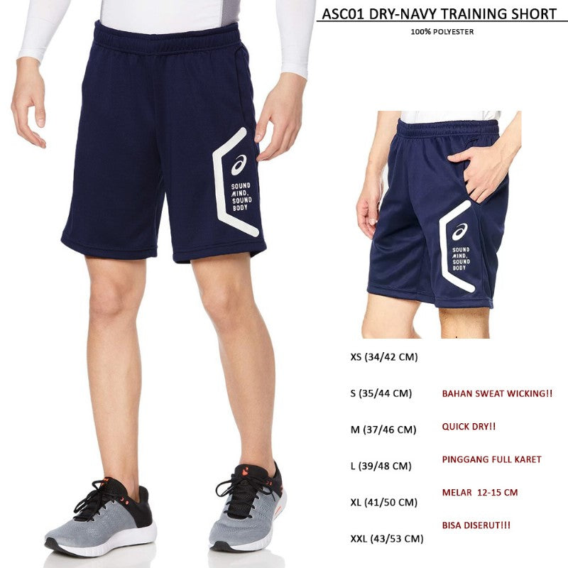 Celana Pendek Pria Quick Dry (ASC01 DRY TRAINING SHORT)