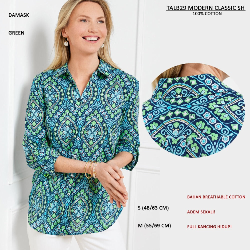 Kemeja Wanita Lengan Panjang (TALB29 MODERN CLASSIC SHIRT)