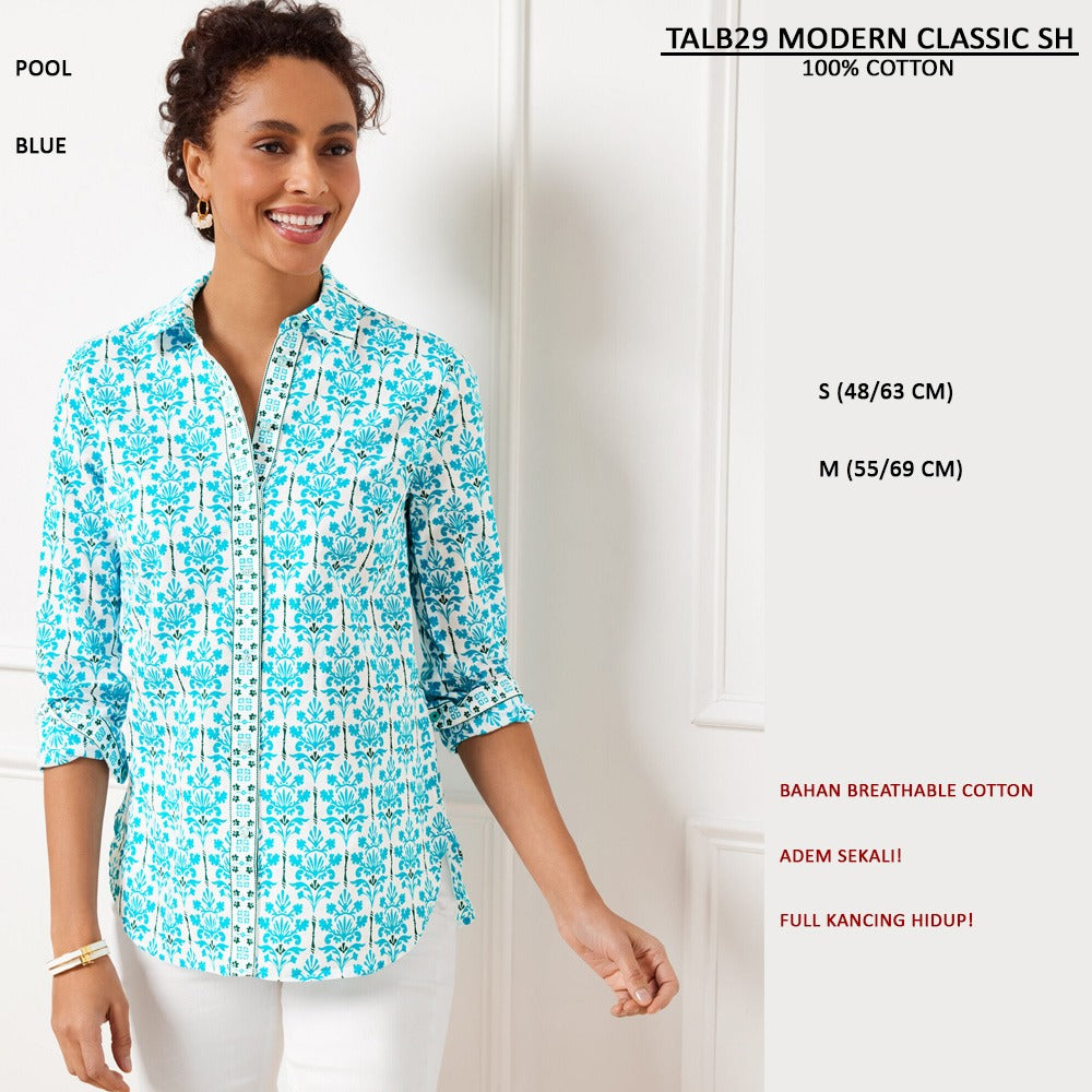 Kemeja Wanita Lengan Panjang (TALB29 MODERN CLASSIC SHIRT)