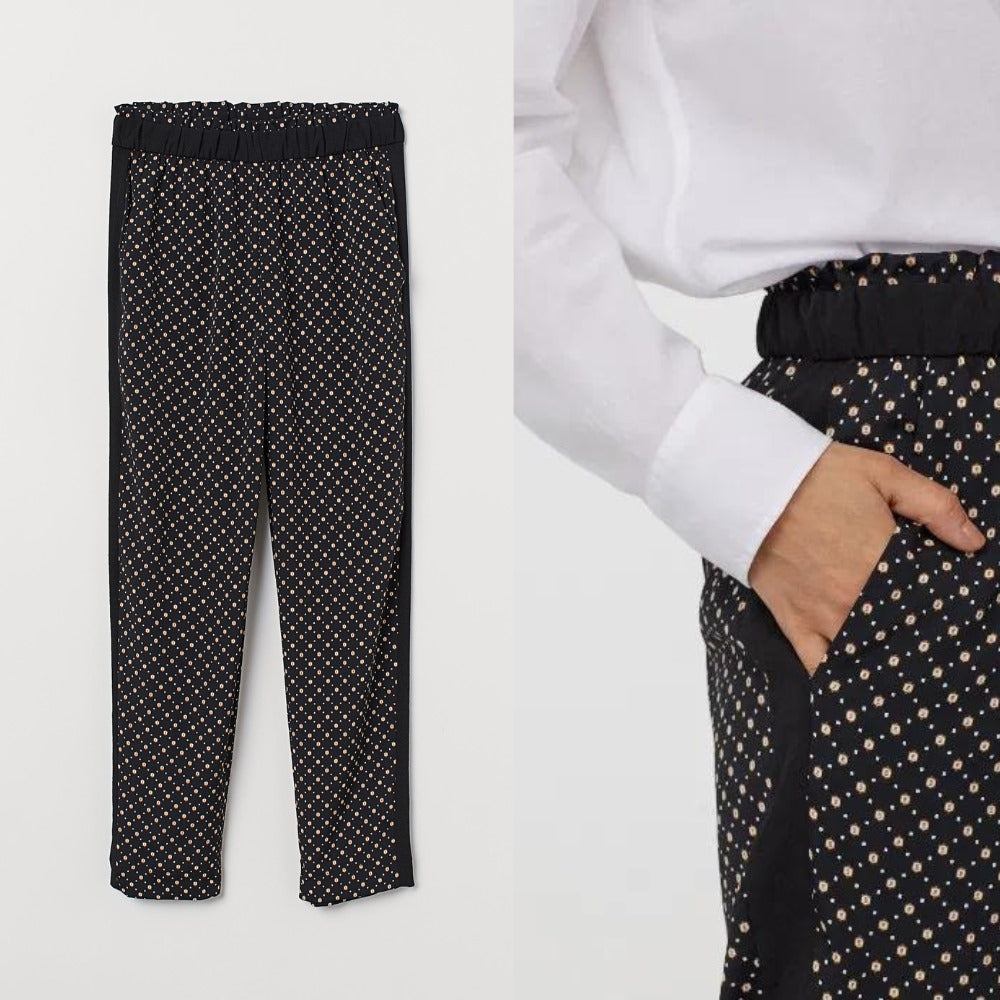 Celana Panjang Wanita Woven Crepe Highrise (HMP535 CREPE PATTERN PANTS)