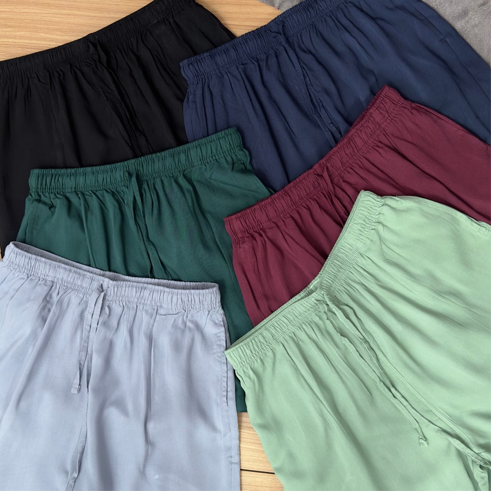 Celana Pendek Santai Wanita Polos Rayon (UNQ153 RLC SHORT)