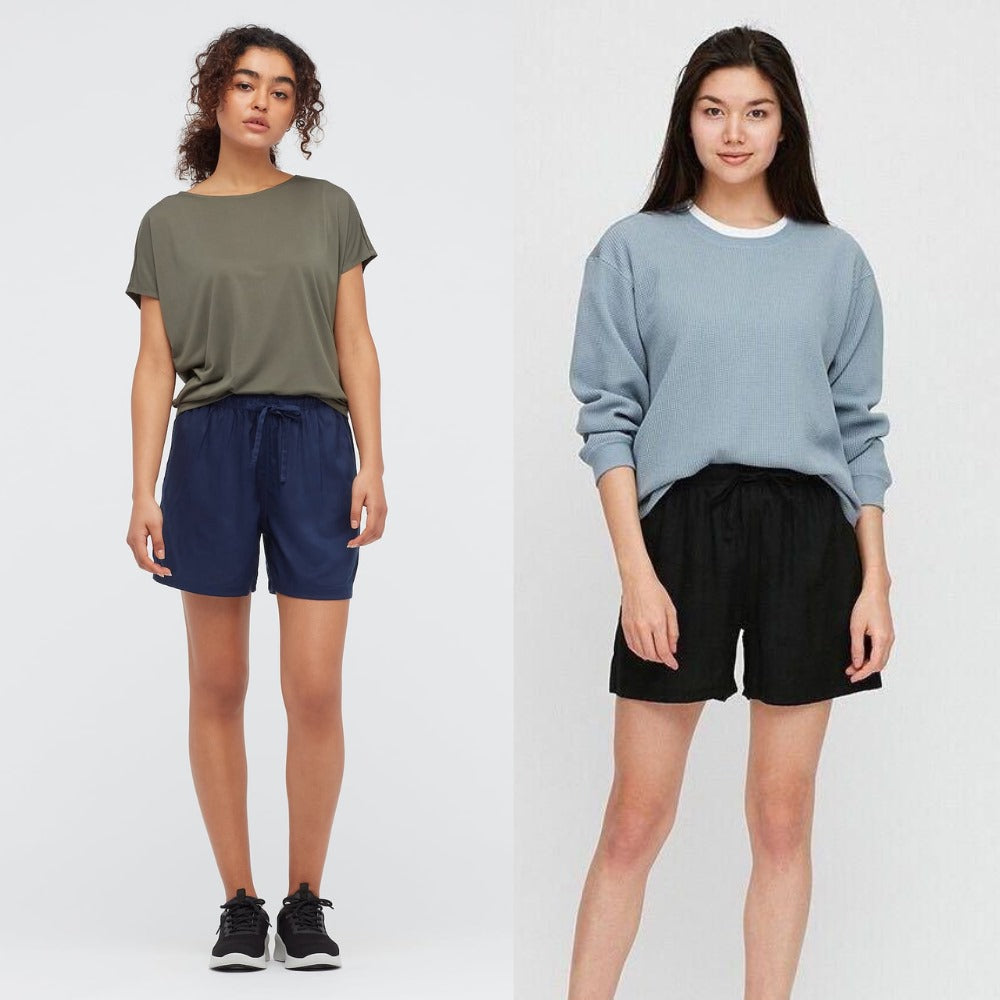 Celana Pendek Santai Wanita Polos Rayon (UNQ153 RLC SHORT)