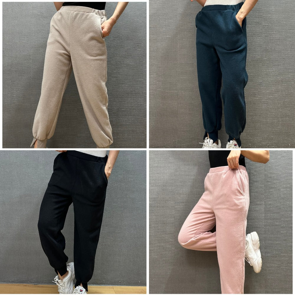 Celana Panjang Jogger Wanita Soft Fleece (JPN46 FLC SLIT JOGGER)
