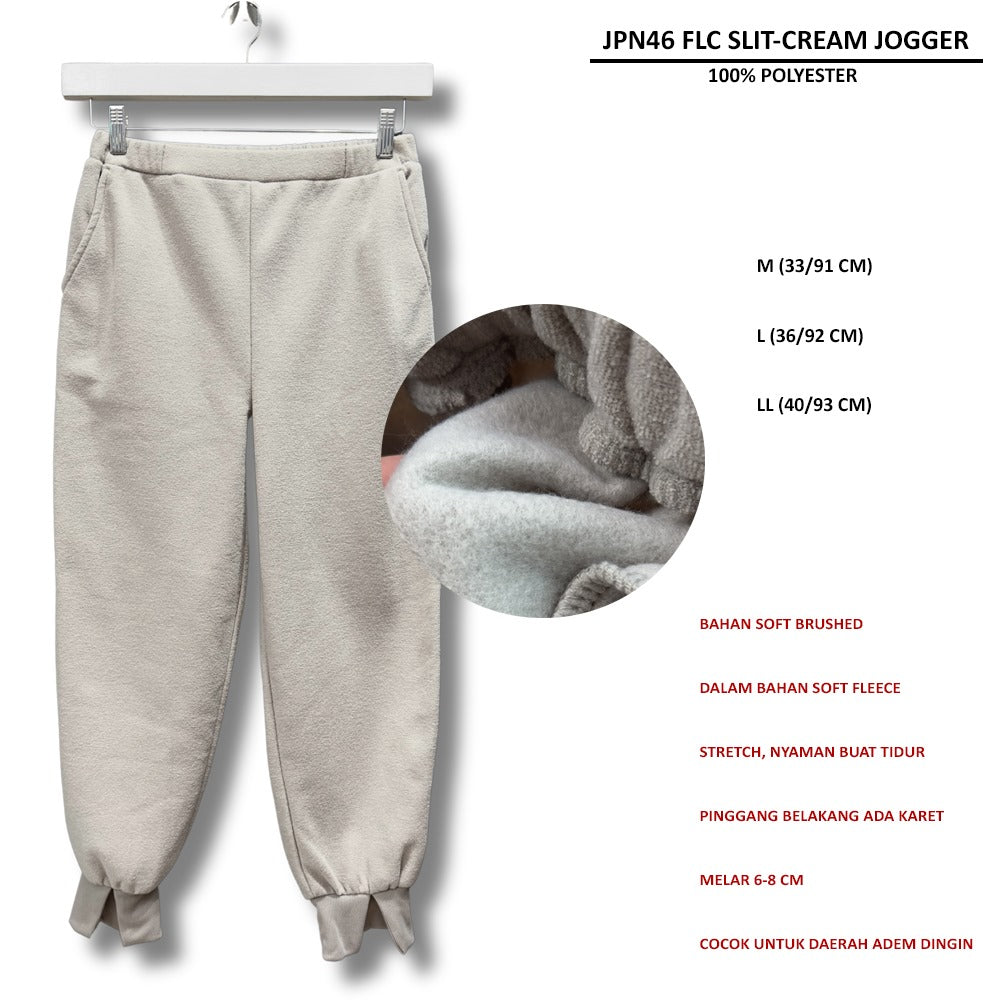 Celana Panjang Jogger Wanita Soft Fleece (JPN46 FLC SLIT JOGGER)
