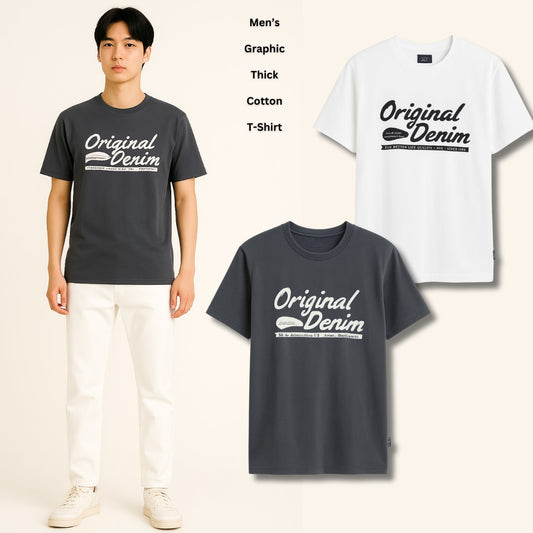 Kaos Pria Lengan Pendek Thick Cotton (NIX11 THICK GRAPHIC TOP)