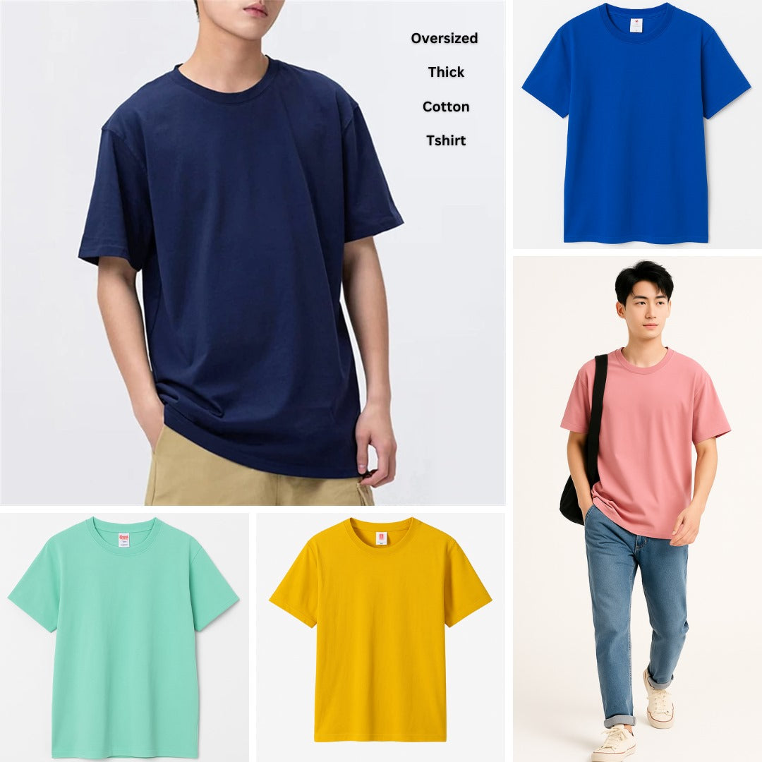Atasan Kaos Pria/Unisex Lengan Pendek (IMP12 PLAIN BASIC TEE)